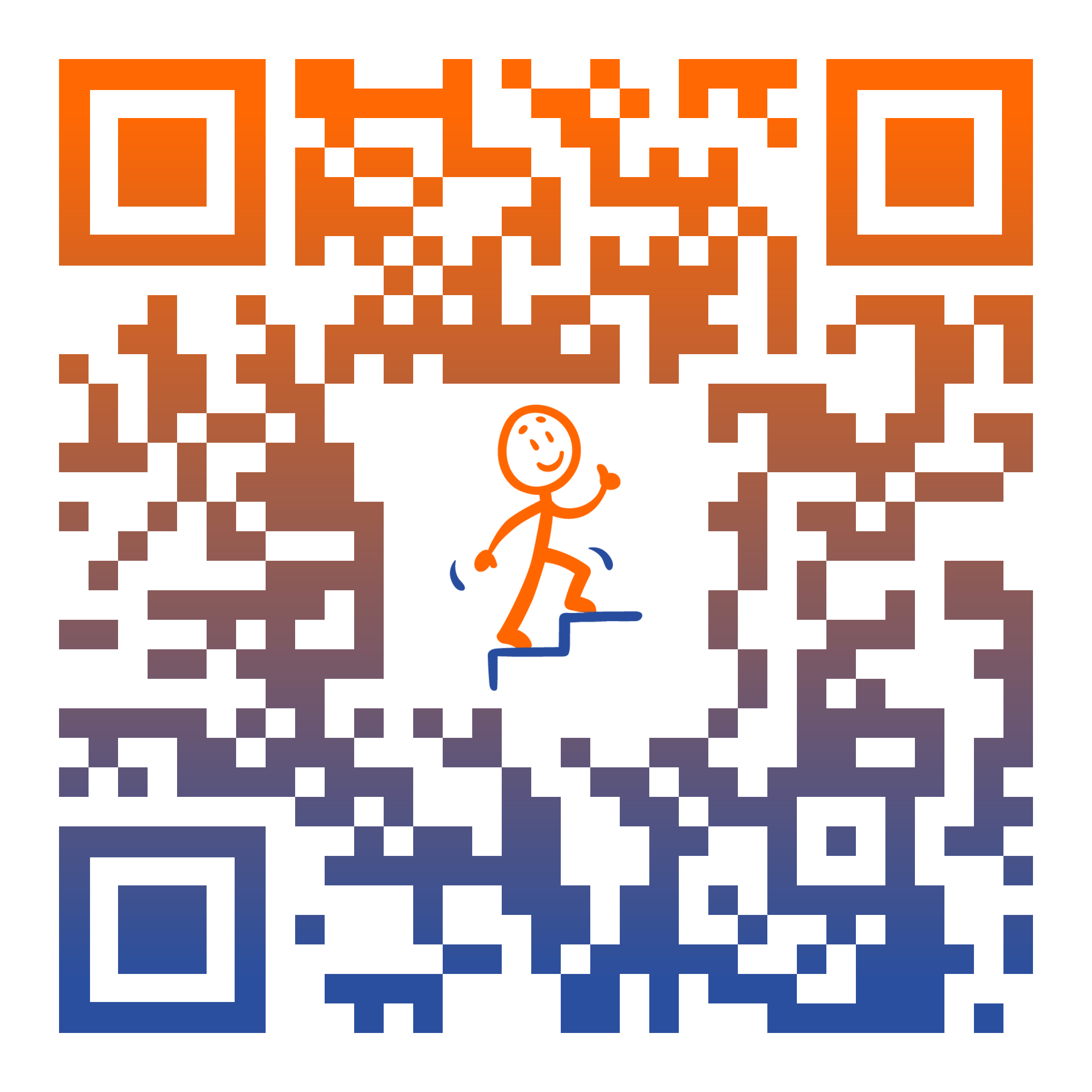 qr code simply upright